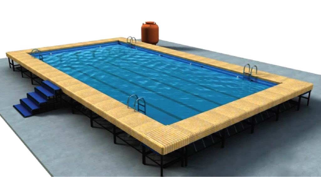 fibreglass pool above ground